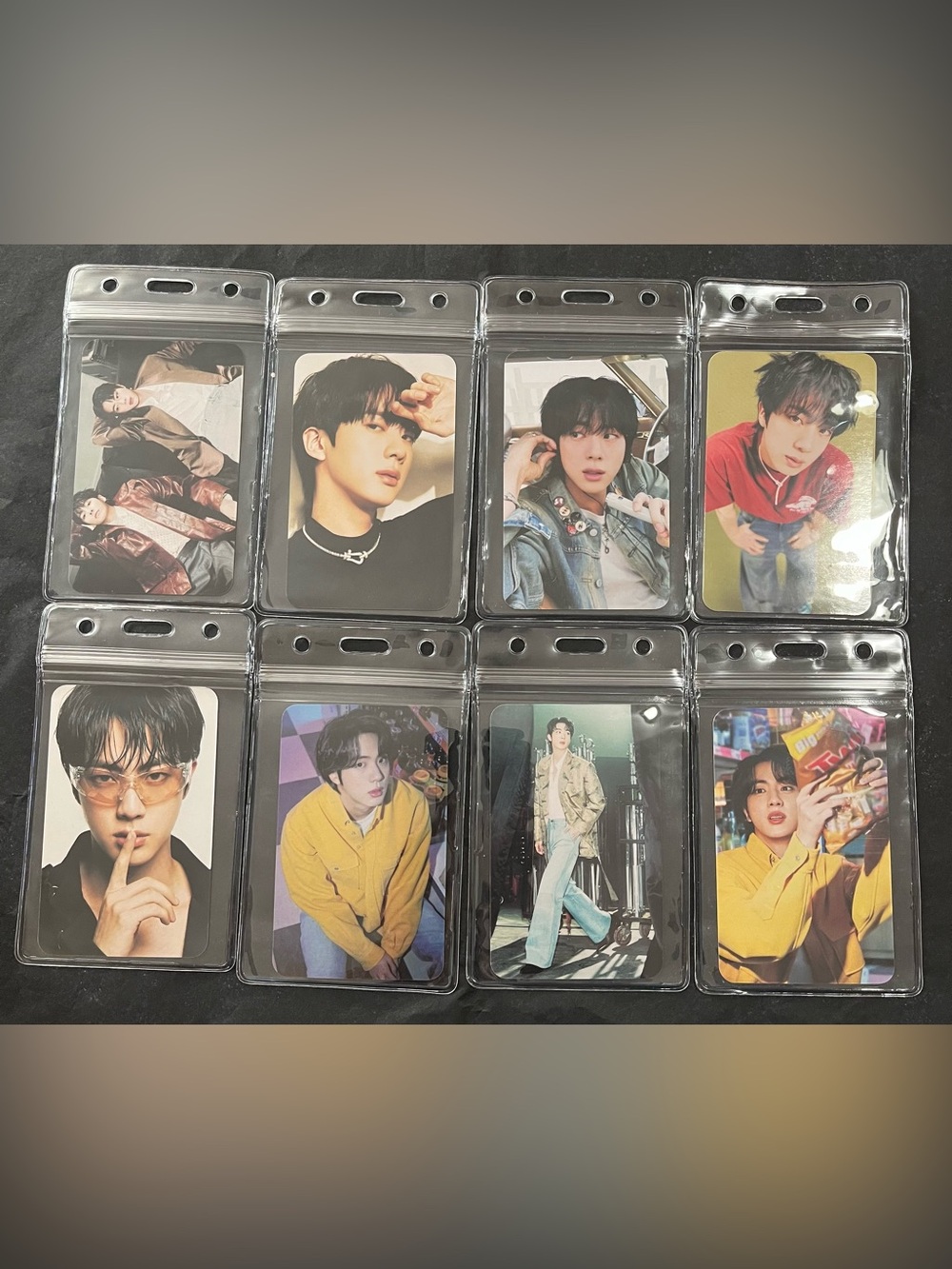 8 K-Pop Photocard Set - Male Idol Images featuring Jin